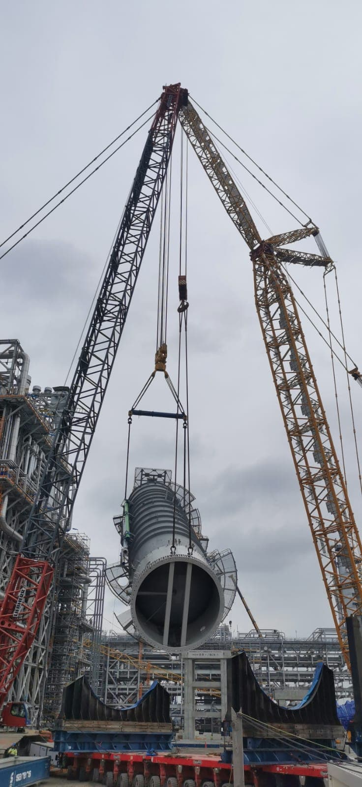 Industrial construction site